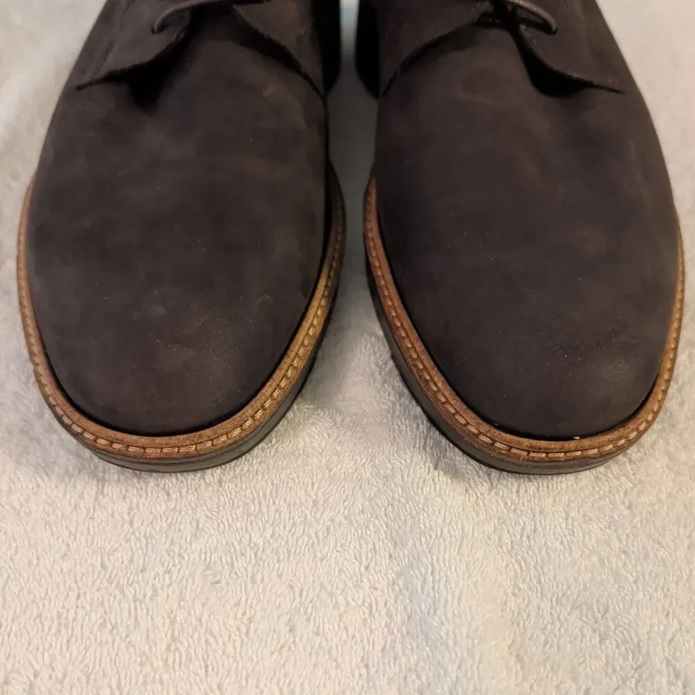 Ecco Mens Shoes ST.1 Suede Hybrid Size 12/12.5 Dark Brown Suede